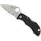 Spyderco 2024 Spyderco Reveal 13 Manbug Black Lightweight Leaf, Serrated Edge SPY-MBKLFS - alternate 3